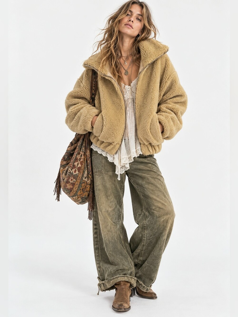 Free People Get Cozy Teddy Jacket From Revolve - Picture 8 of 9